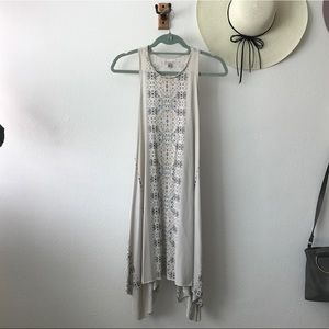 Urban Outfitters tan patterned dress